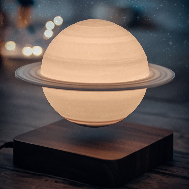 Magnetic levitation Jupiter desk lamp
